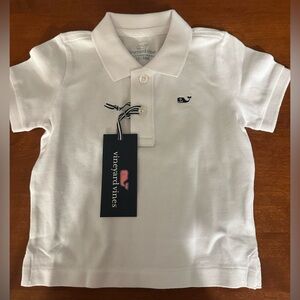 NWT-Vineyard Vines Classic White infants  Polo. 12-18 months